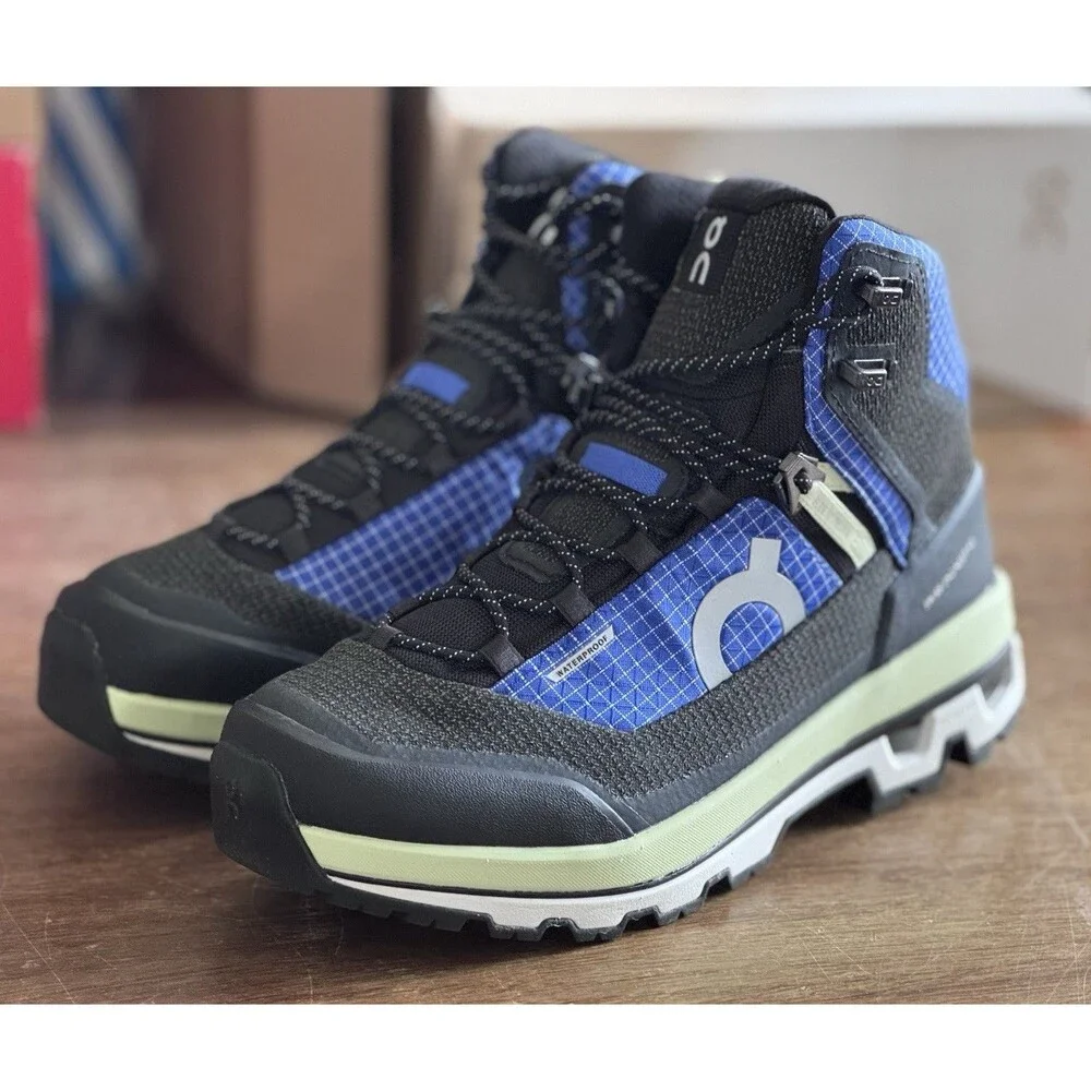 Women’s Size 9.5 On Cloudalpine Waterproof Cobalt Limelight 3WD10841198 NIB